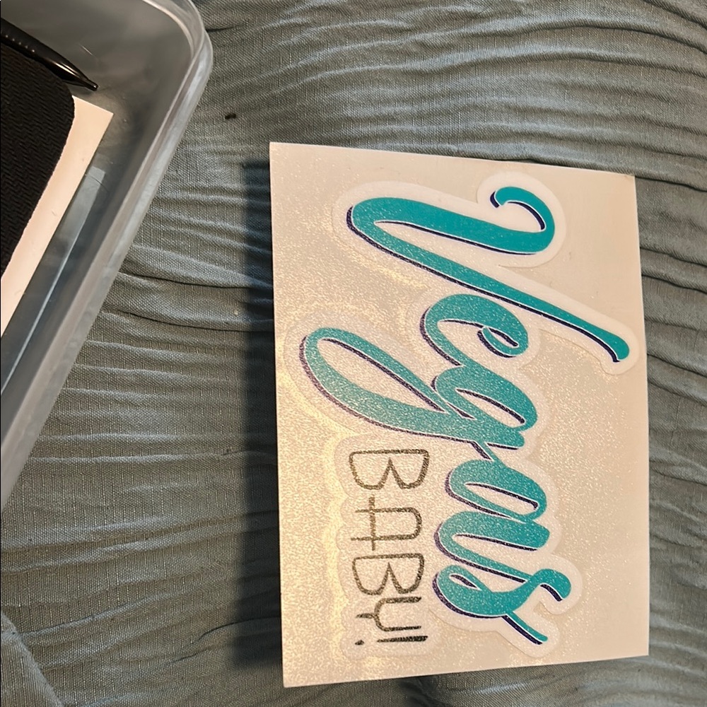 Vegas Baby Sticker